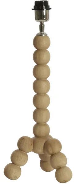 Clearance Light & Living Tafellamp Veglio Mangohout, 40cm (excl. kap)