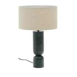 Hot Kave Home Tafellamp Vex Marmer en linnen, 57cm