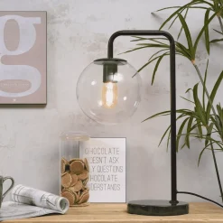 Discount it's about RoMi Tafellamp Warsaw 53cm Zwart