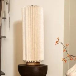 Online By-Boo Tafellamp/Vloerlamp Zuki Linnen Natuurlijk