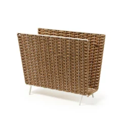 New Kave Home Tijdschriftenhouder Shibori, kleur Wit