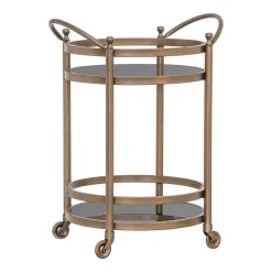 Richmond Interiors Trolley Hendricks kleur Brushed gold