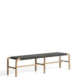 Kave Home Tuinbank Alipa 180cm, Acaciahout en touw