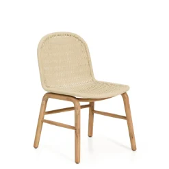 Discount Kave Home Tuinstoel Alipa Acaciahout en touw