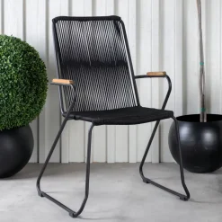 Best Nohr Tuinstoel Catheryne kleur Zwart