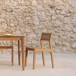 Outlet Ethnicraft Tuinstoel EX1 Teakhout, kleur Naturel