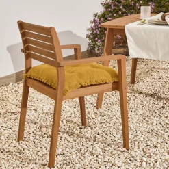 Discount Kave Home Tuinstoel Hanzel, kleur Naturel