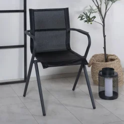 Nohr Tuinstoel Kinzie Stapelbaar, Textileen