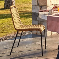 Outlet Kave Home Tuinstoel Lambton Zwart