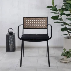 Hot Nohr Tuinstoel Leontyne Wicker Naturel