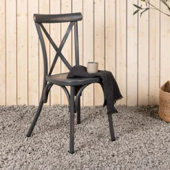 Discount Nohr Tuinstoel Lurdes kleur Donkergrijs