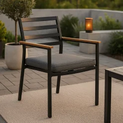 New Nohr Tuinstoel Markeia kleur Zwart