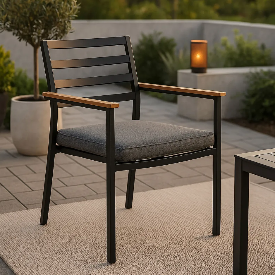 New Nohr Tuinstoel Markeia kleur Zwart