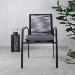 Clearance Nohr Tuinstoel Marye kleur Zwart