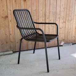 Hot Nohr Tuinstoel Moncia Zwart