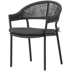 Online WOOOD Tuinstoel Rilo Gevlochten touw, kleur Bruin