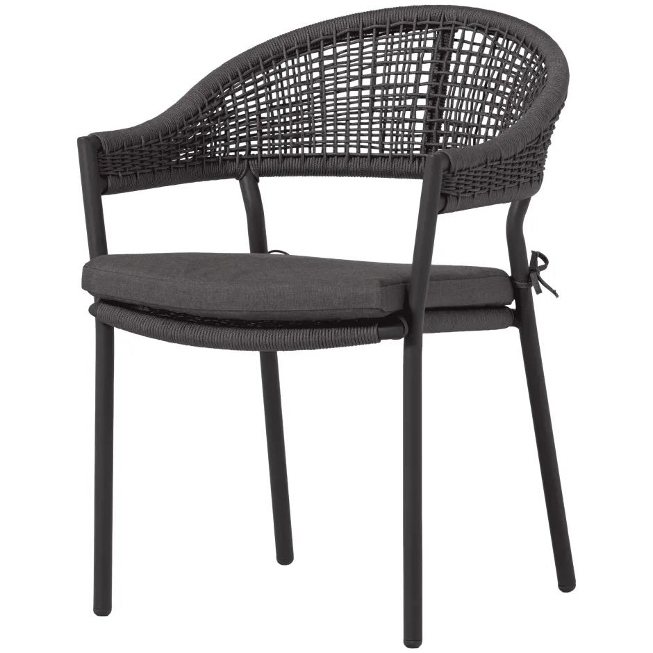 Online WOOOD Tuinstoel Rilo Gevlochten touw, kleur Bruin