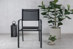 Best Nohr Tuinstoel Vaishali kleur Zwart