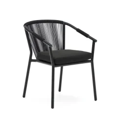 Outlet Kave Home Tuinstoel Xelida Geweven touw