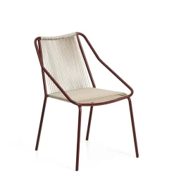 Outlet Kave Home Tuinstoel Zivia Staal en touw