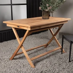 Nohr Tuintafel Amberia Teakhout, 120 x 70cm Naturel