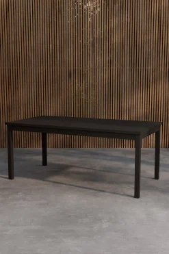 Online Nohr Tuintafel Amberia Teakhout, 180 x 90cm, kleur Zwart