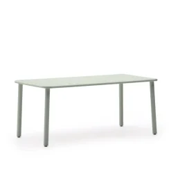 Online Kave Home Tuintafel Brai Staal, 180 x 90cm