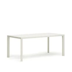 Outlet Kave Home Tuintafel Culip kleur Wit