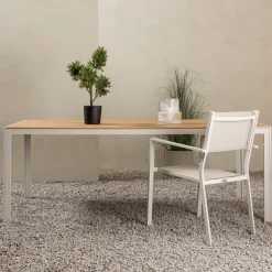 Best Nohr Tuintafel Erikka 205 x 90cm, kleur Beige