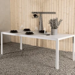 Sale Nohr Tuintafel Erikka 205 x 90cm, kleur Wit