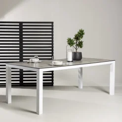 Online Nohr Tuintafel Jarelle HPL, 205 x 100cm Grijs