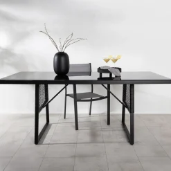 Discount Nohr Tuintafel Marye 193 x 90cm Zwart