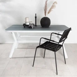 Hot Nohr Tuintafel Sauel Spraystone, 160 x 90cm Wit