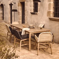 Hot Kave Home Tuintafel Sori Acaciahout, 240 x 100cm Bruin