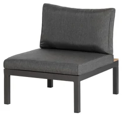 Outlet WOOOD Tussenelement La Vida Teakhout Antraciet