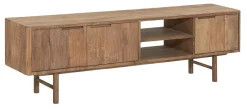 Clearance DTP Home TV-meubel Bliss Teakhout, Met deurtjes