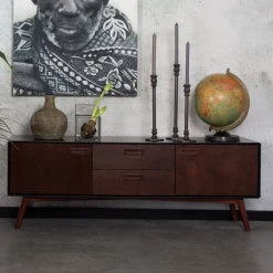 Clearance Dutchbone TV-meubel Juju Walnoot, 150cm Hout