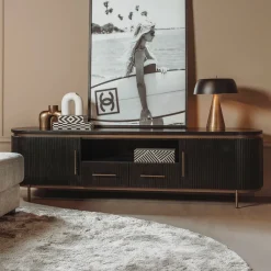 Online Tower Living TV-meubel Rivello Mangohout, 200cm