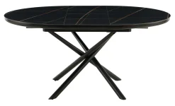 Online Artistiq Living Uitschuifbare Eettafel Arminda Marmerlook, 120 / 160 x 120cm