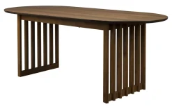 Online Dutchbone Uitschuifbare Eettafel Barlet Walnoot, 200/240 x 90cm