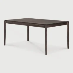 Best Ethnicraft Uitschuifbare Eettafel Bok Gevernist Eikenhout, kleur Bruin