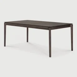 Best Ethnicraft Uitschuifbare Eettafel Bok Gevernist Eikenhout, kleur Bruin