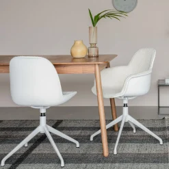 Discount Zuiver Uitschuifbare Eettafel Glimps Essenhout, kleur Naturel