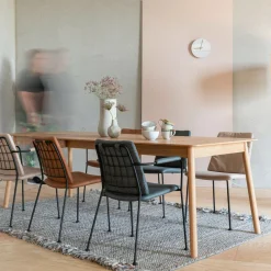 Discount Zuiver Uitschuifbare Eettafel Glimps Essenhout, kleur Naturel