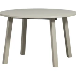 Hot WOOOD Uitschuifbare Eettafel Janne Eikenhout, 120cm, kleur Dakargrau Danza Olive