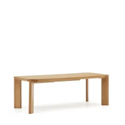 Kave Home Uitschuifbare Eettafel Jondal Eikenhout