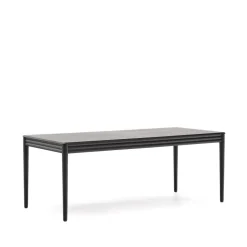 Discount Kave Home Uitschuifbare Eettafel Lenon Eikenhout, 200-280 x 90cm