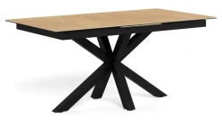 New Bendt Uitschuifbare Eettafel Line Keramiek in eikenlook, 168/210 x 90cm Naturel