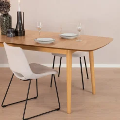 Online Sohome Uitschuifbare Eettafel Montreux Eiken, 180-219 x 90cm Naturel