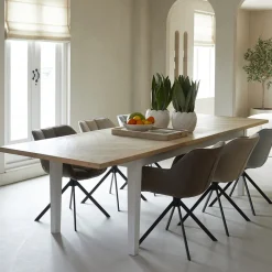 Outlet Rivièra Maison Uitschuifbare Eettafel Pacifica Mangohout, 220/265/310 x 100cm